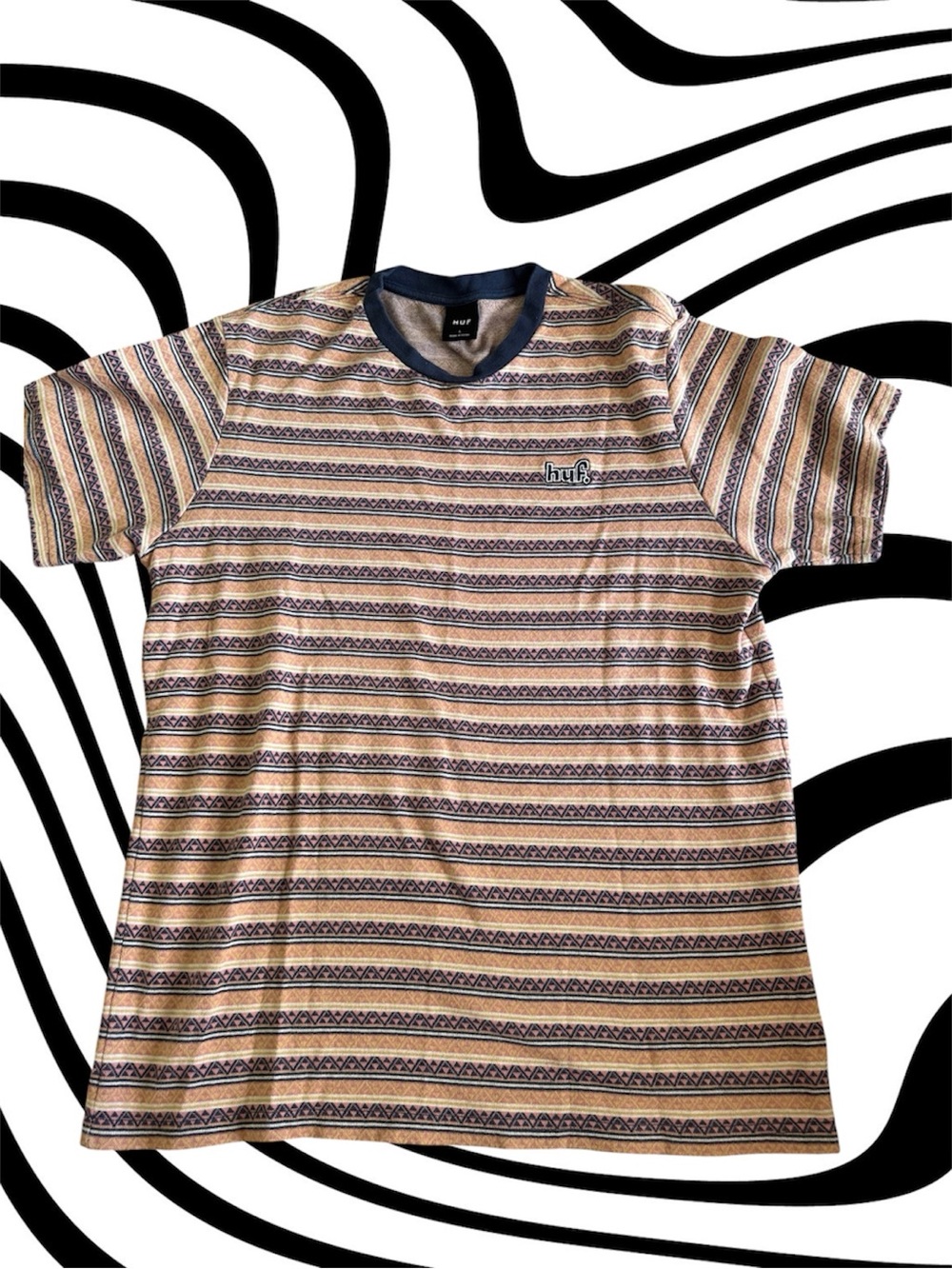 HUF Striped Short-Sleeve Crewneck Shirt